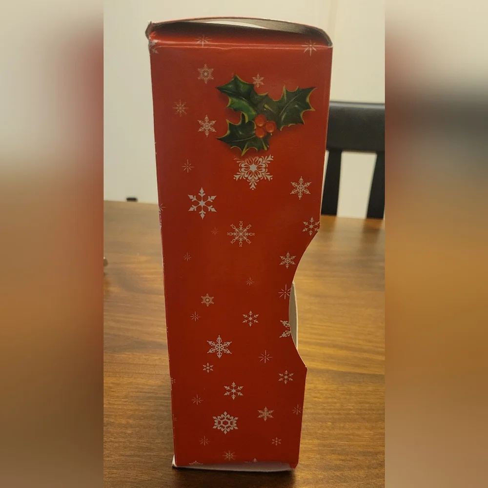 Vintage Holiday Celebration‎ Christopher Radko Bell & Snowman Ceramic Ornament